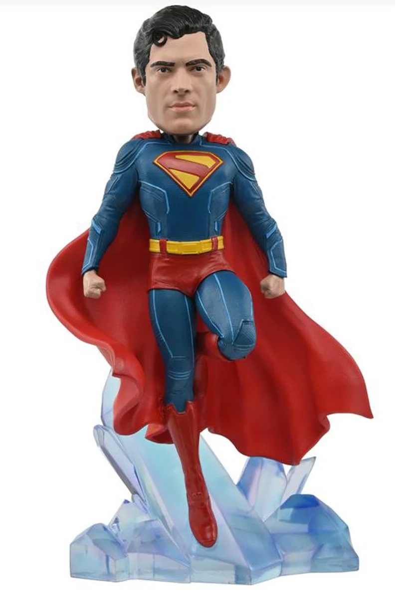 Boneco Superman Head Knocker (David Corenswet) do Filme de James Gunn (Bobble Head)