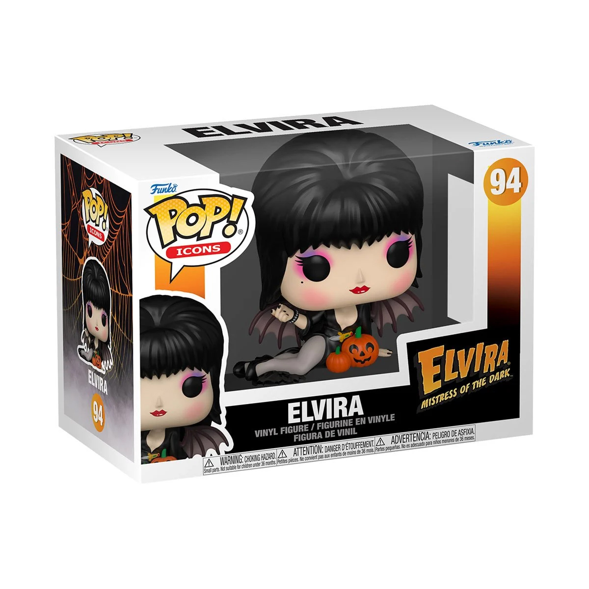 Bonecas Funko Pop! Elvira: A Rainha das Trevas (Elvira: Mistress of the Dark)