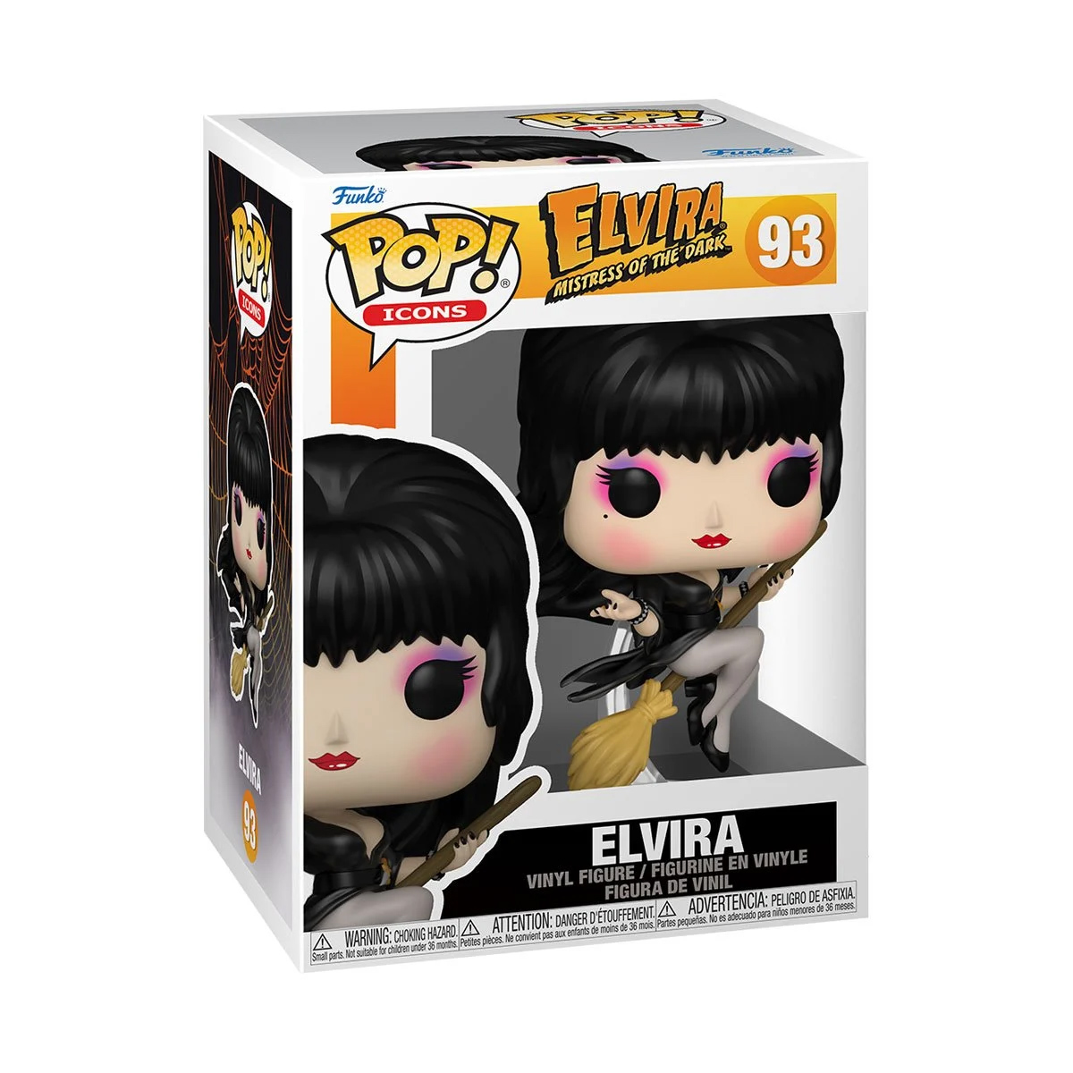 Bonecas Funko Pop! Elvira: A Rainha das Trevas (Elvira: Mistress of the Dark)