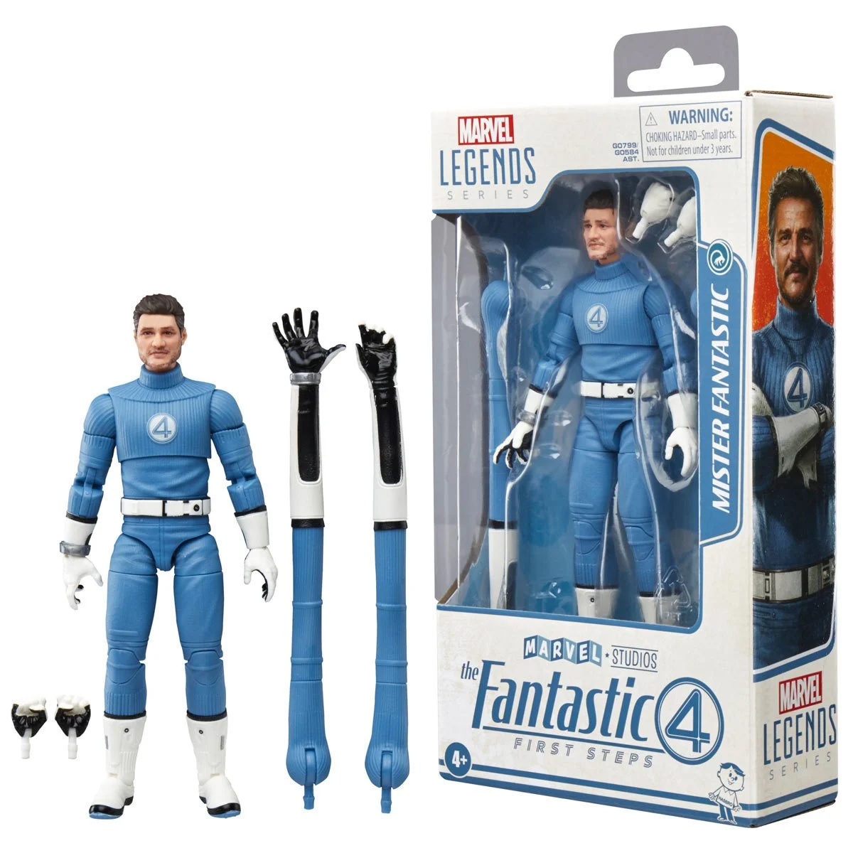 Action Figures Marvel Legends Quarteto Fantástico: Primeiros Passos (The Fantastic Four: First Steps)