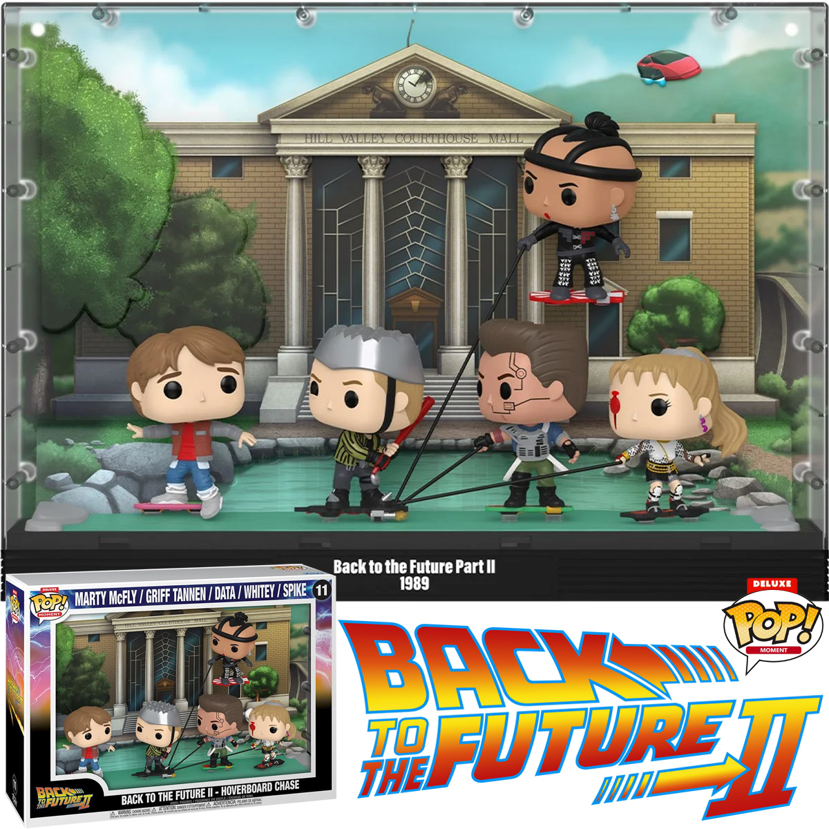 De Volta para o Futuro II “Hoverboard Chase” Pop! Moment