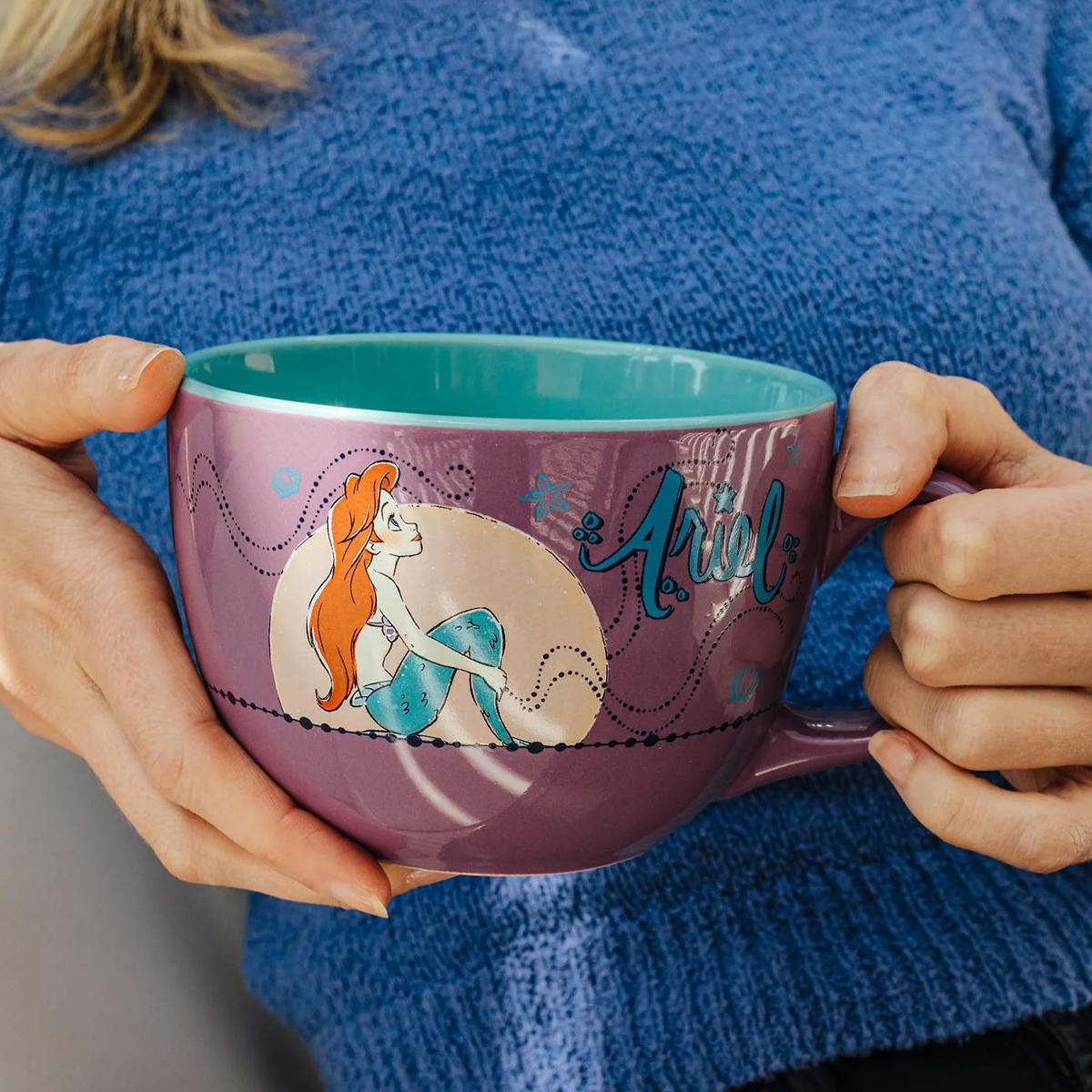 Caneca de Sopa Ariel - A Pequena Sereia