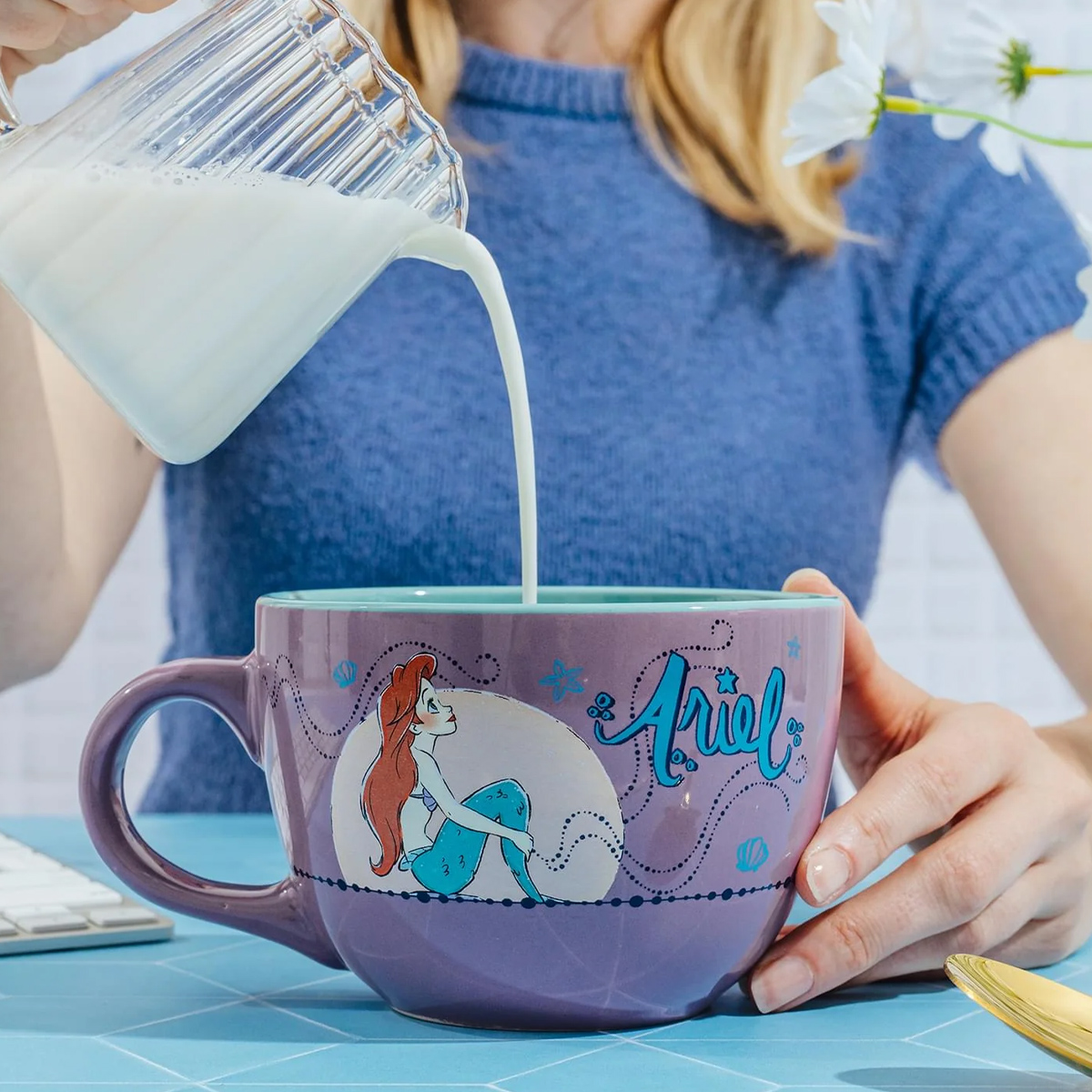 Caneca de Sopa Ariel - A Pequena Sereia