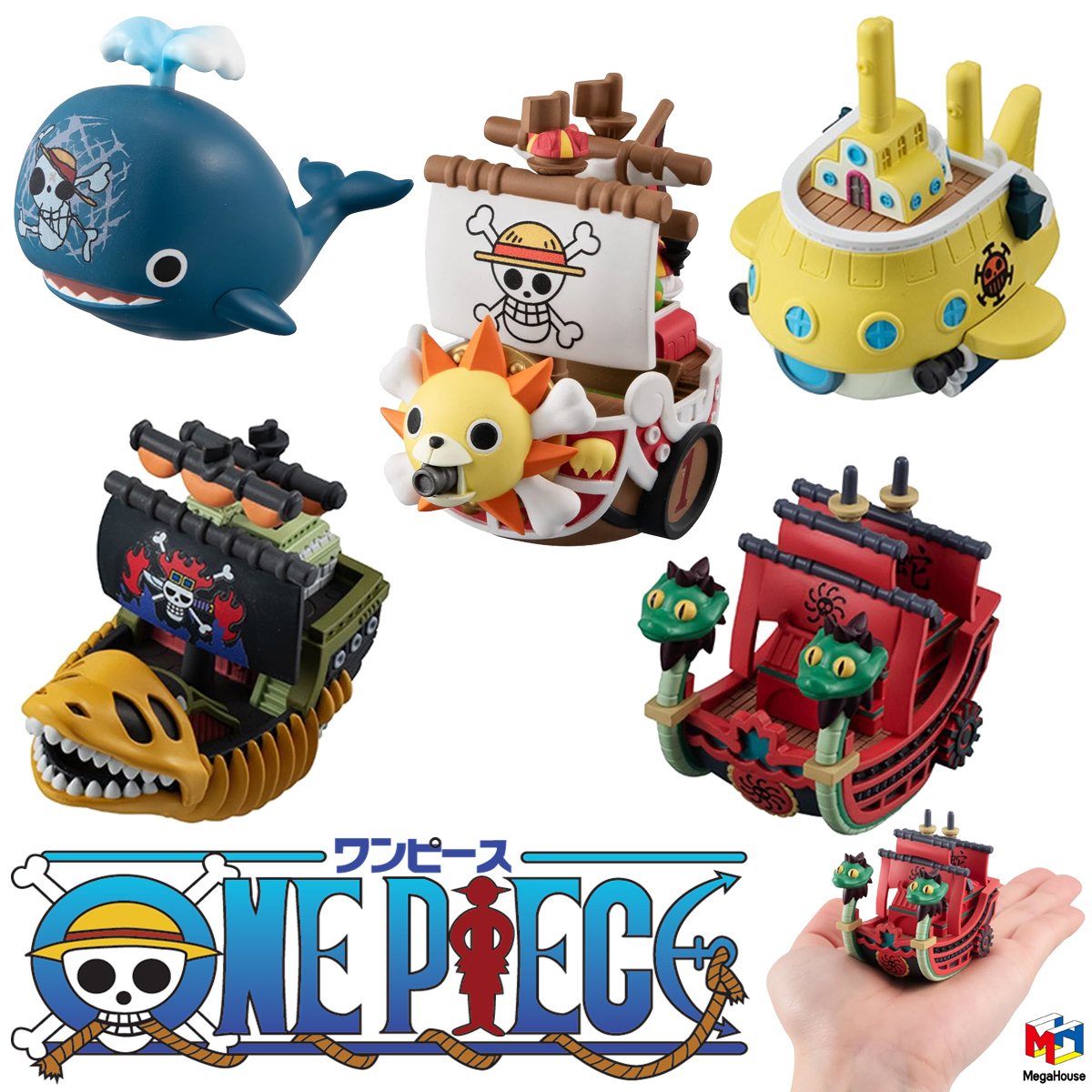 Navios Piratas One Piece YuraColle Series 2