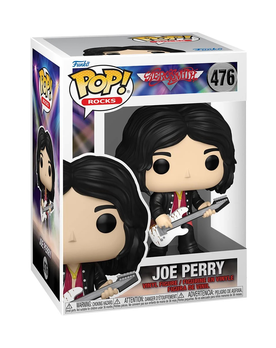 Bonecos Pop! Aerosmith:  Steven Tyler (Estampa Leopardo) e Joe Perry