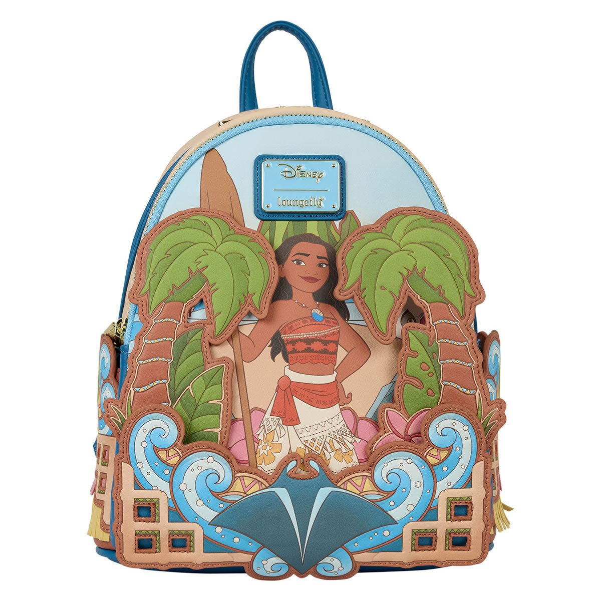 Mini-Mochila Moana com Pua e Hei Hei (Loungefly/Disney)