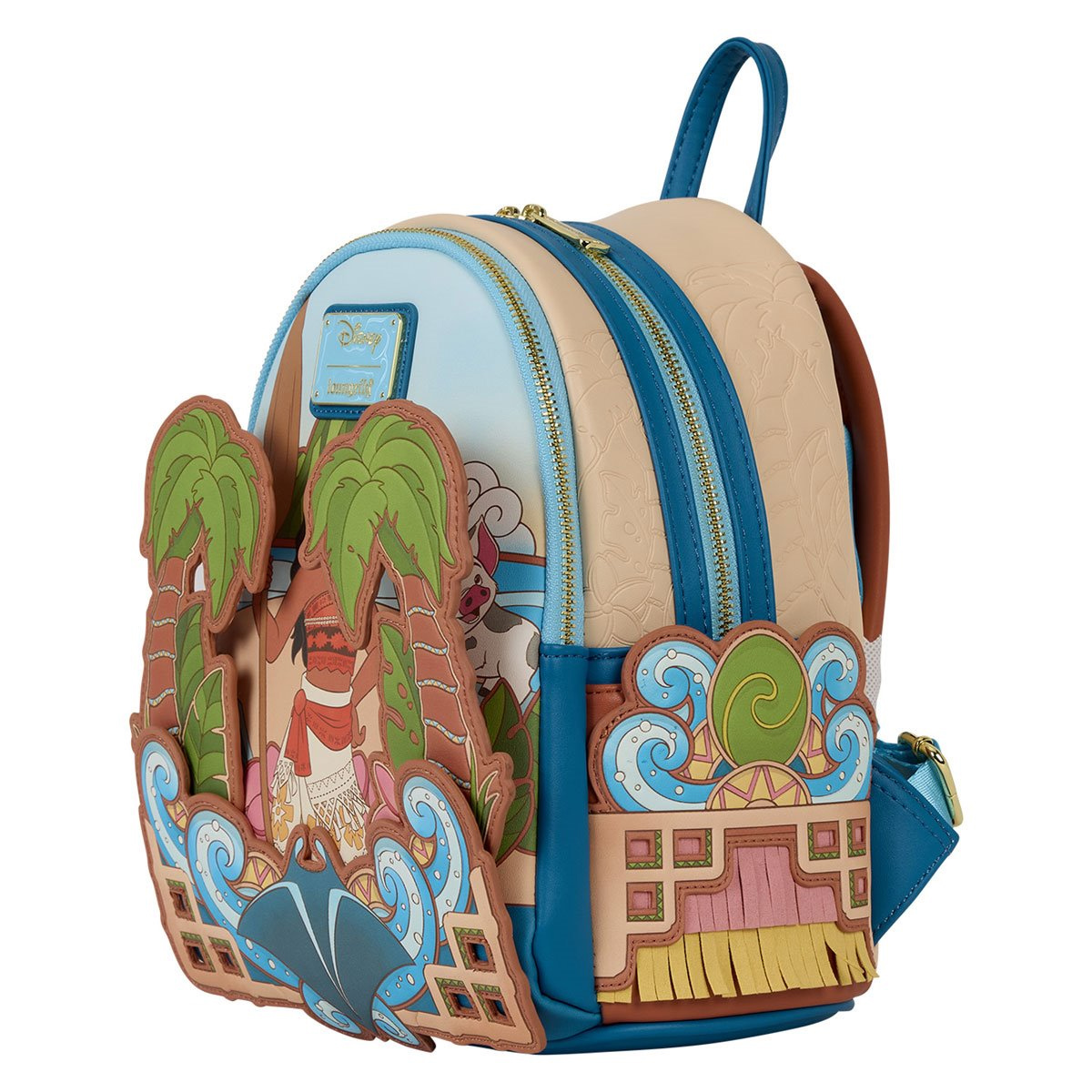 Mini-Mochila Moana com Pua e Hei Hei (Loungefly/Disney)