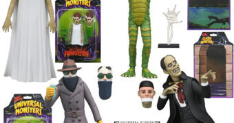Toony Terrors: Universal Monsters com Noiva do Frankenstein, Criatura da Lagoa Negra, Homem Invisível e Fantasma da Ópera