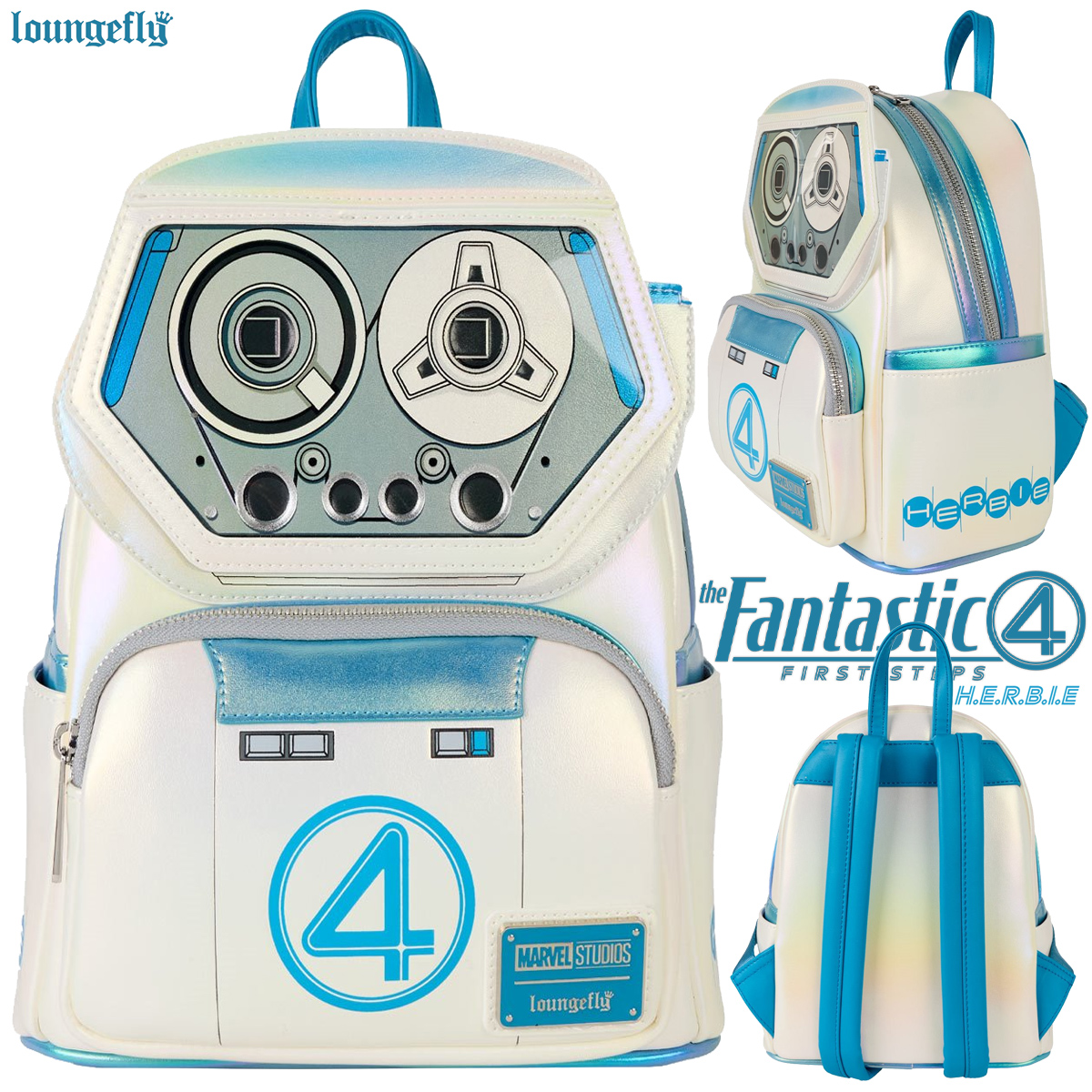 Mini-Mochila H.E.R.B.I.E. do Filme Quarteto Fantástico: Primeiros Passos