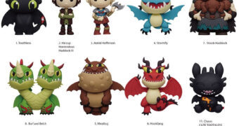 Chaveiros Como Treinar Seu Dragão 3D Figural Bag Clips