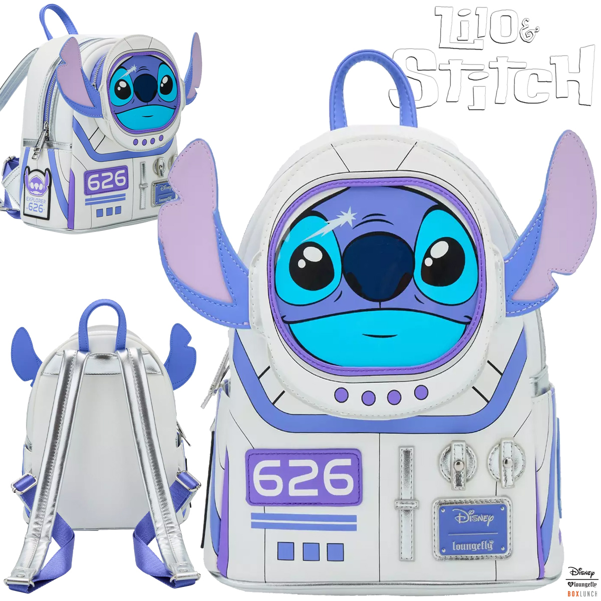 Mini-Mochila Stitch Astronauta (Lilo & Stitch)