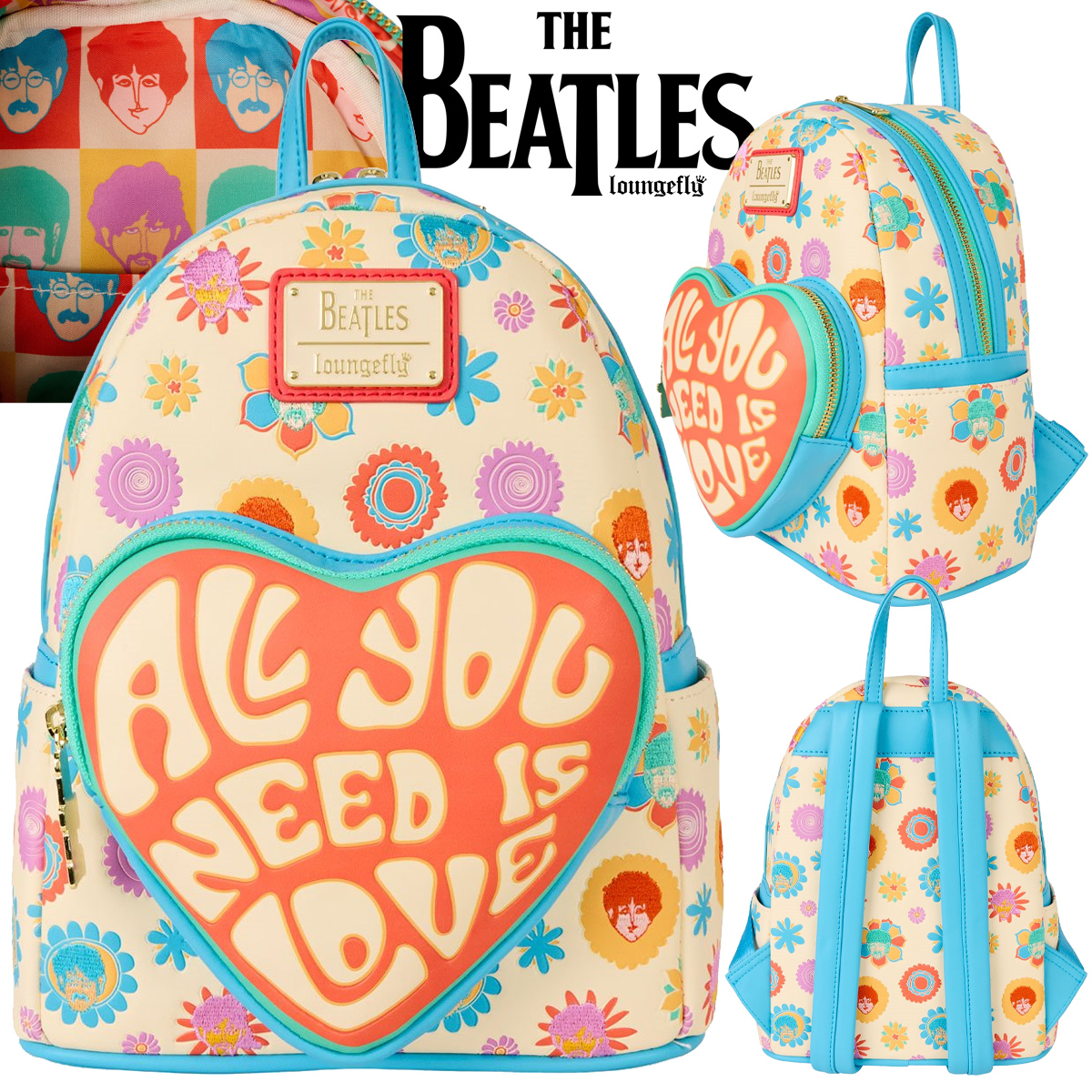 Mini-Mochila Beatles “All You Need is Love”