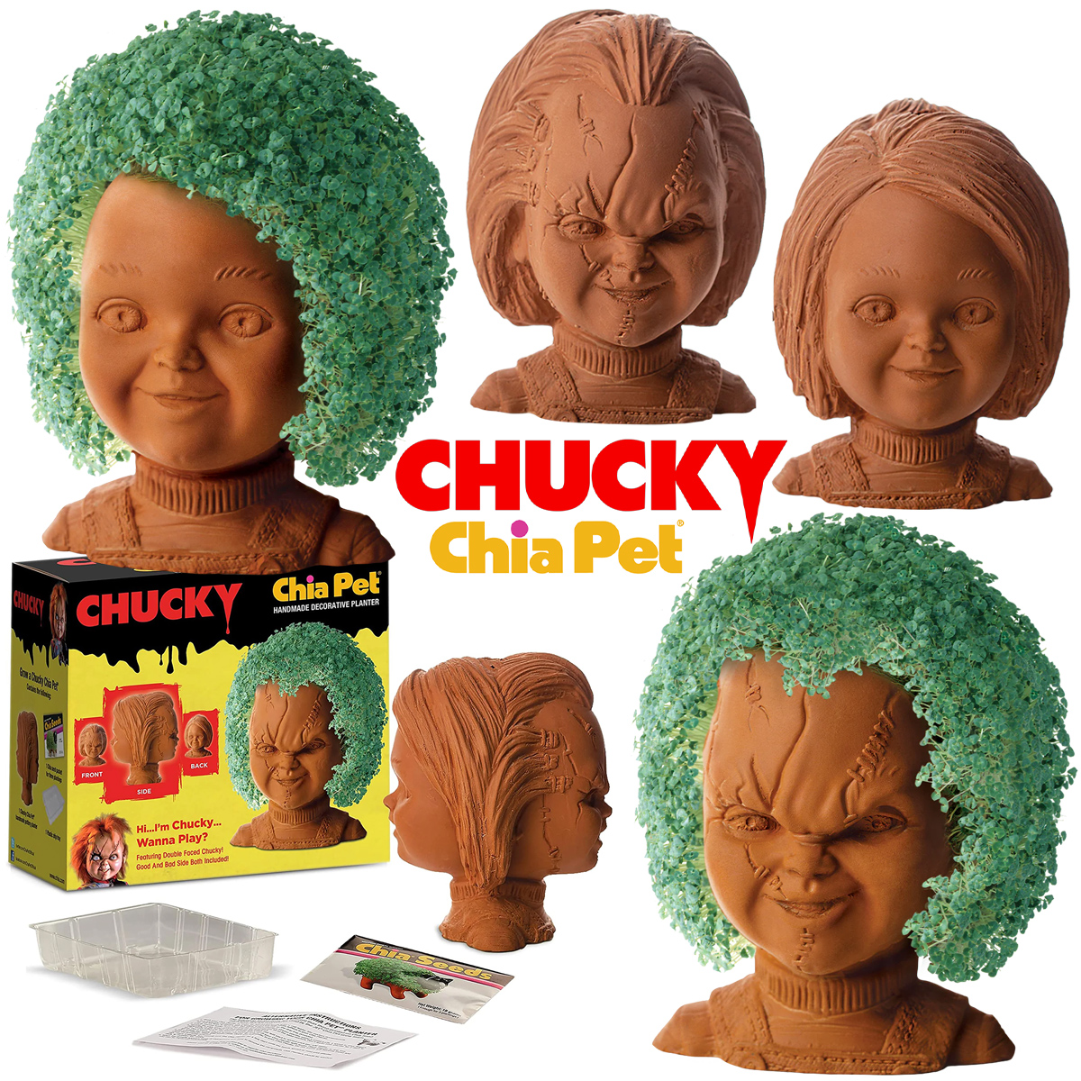 Chucky, o Brinquedo Assassino Chia Pet