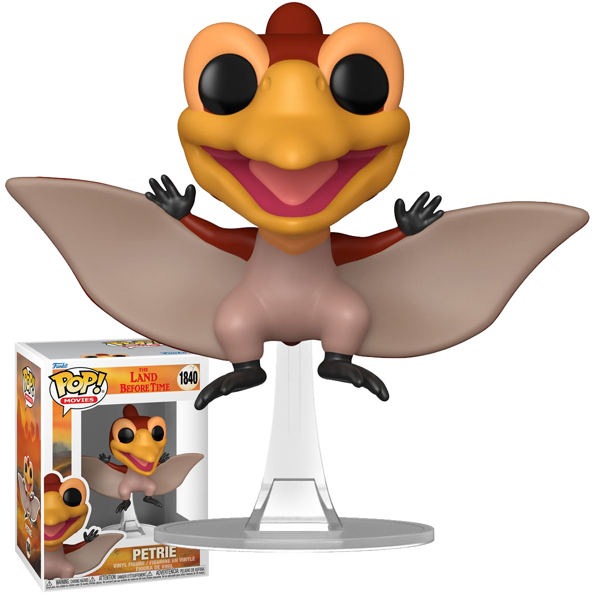 Bonecos Pop! dos Dinossauros do Filme Em Busca do Vale Encantado (The Land Before Time)