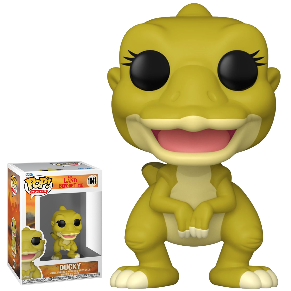 Bonecos Pop! dos Dinossauros do Filme Em Busca do Vale Encantado (The Land Before Time)