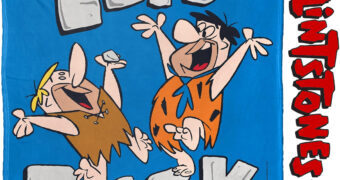 Cobertor de Lance Os Flintstones “Let’s Rock”
