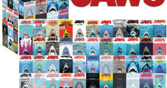 Quebra-Cabeça Tubarão (Jaws) 50 Anos com 66 Versões Estilizadas do Pôster de 1975