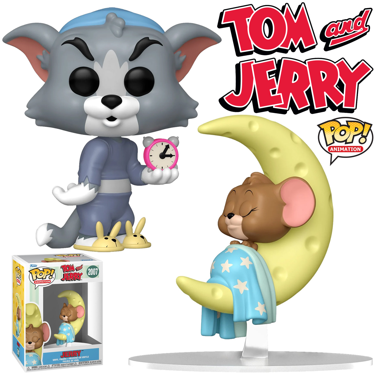 Bonecos Tom e Jerry Pop! na Hora da Soneca