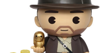 Cofre Indiana Jones PVC Figural Bank com o Ídolo de Ouro Chachapoyan
