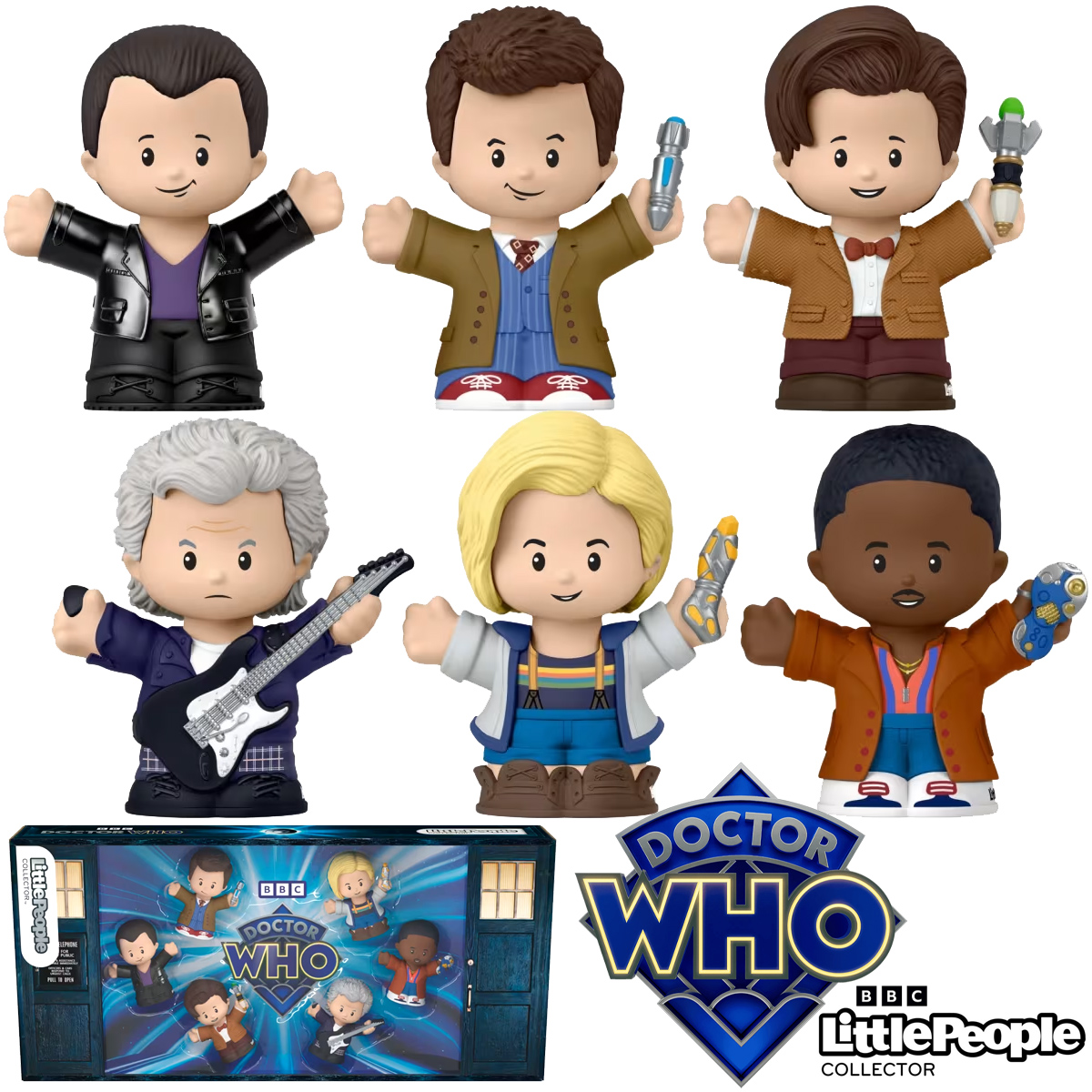 Bonecos Doctor Who Little People Collector