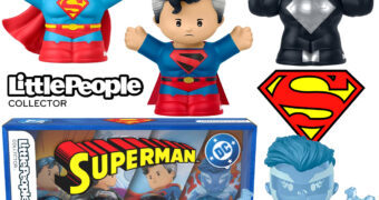 Bonecos Little People Collector Superman “Através dos Tempos” (Super-Homem)