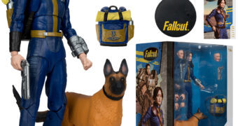 Action Figure da Série Fallout: Lucy e Dogmeat (CX404) McFarlane Elite Edition