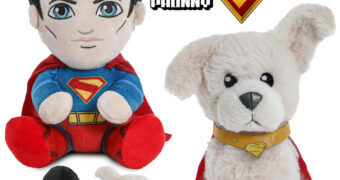 Bonecos de Pelúcia Superman (2025) Phunny: Super-Homem e Krypto, o Supercão