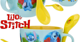 Caneca de Sopa Stitch Tropical