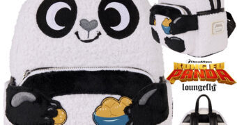 Mini-Mochila Kung Fu Panda de Pelúcia: Ursinho Po Bebê