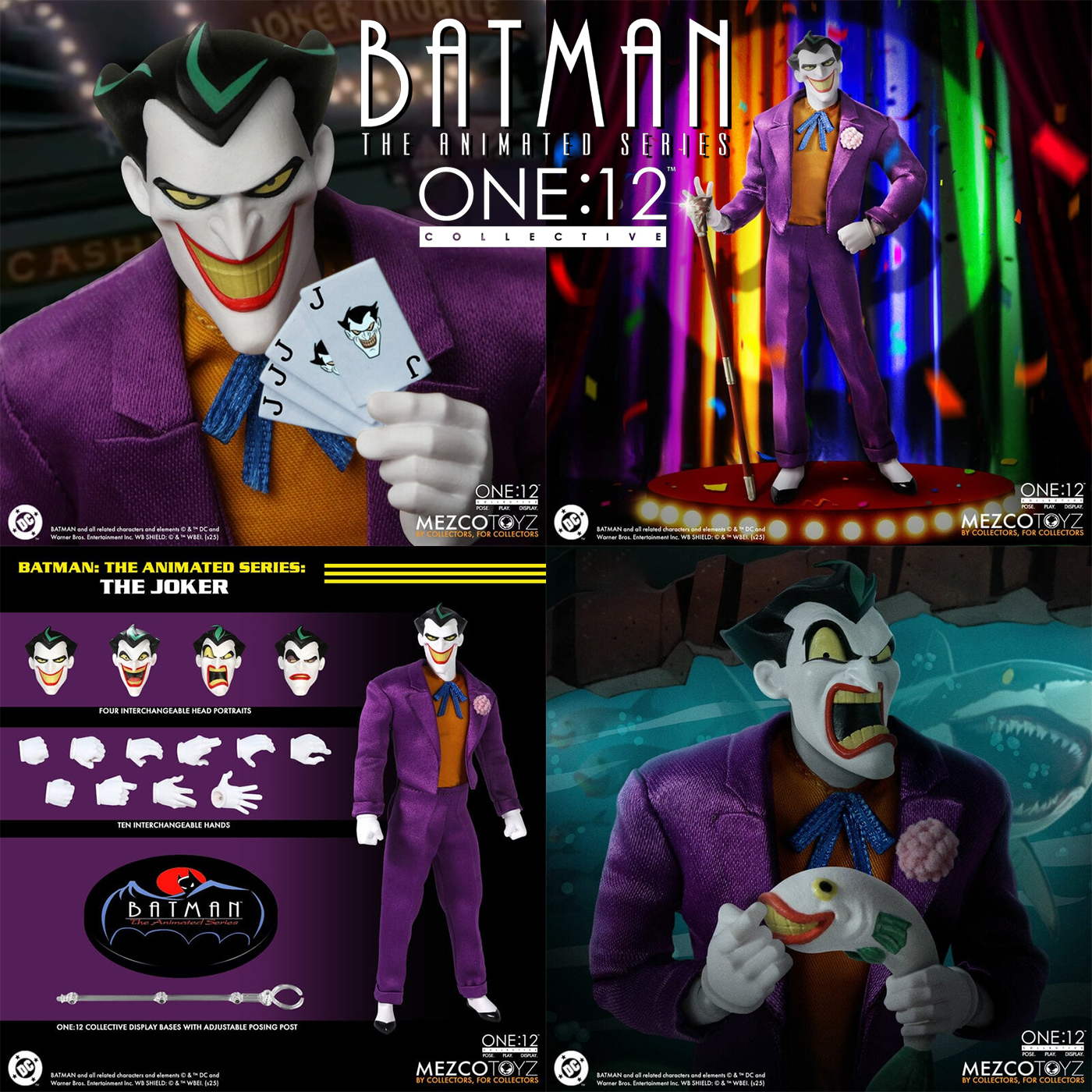Action Figure Coringa (Joker) One:12 Collective em Batman: A Série Animada