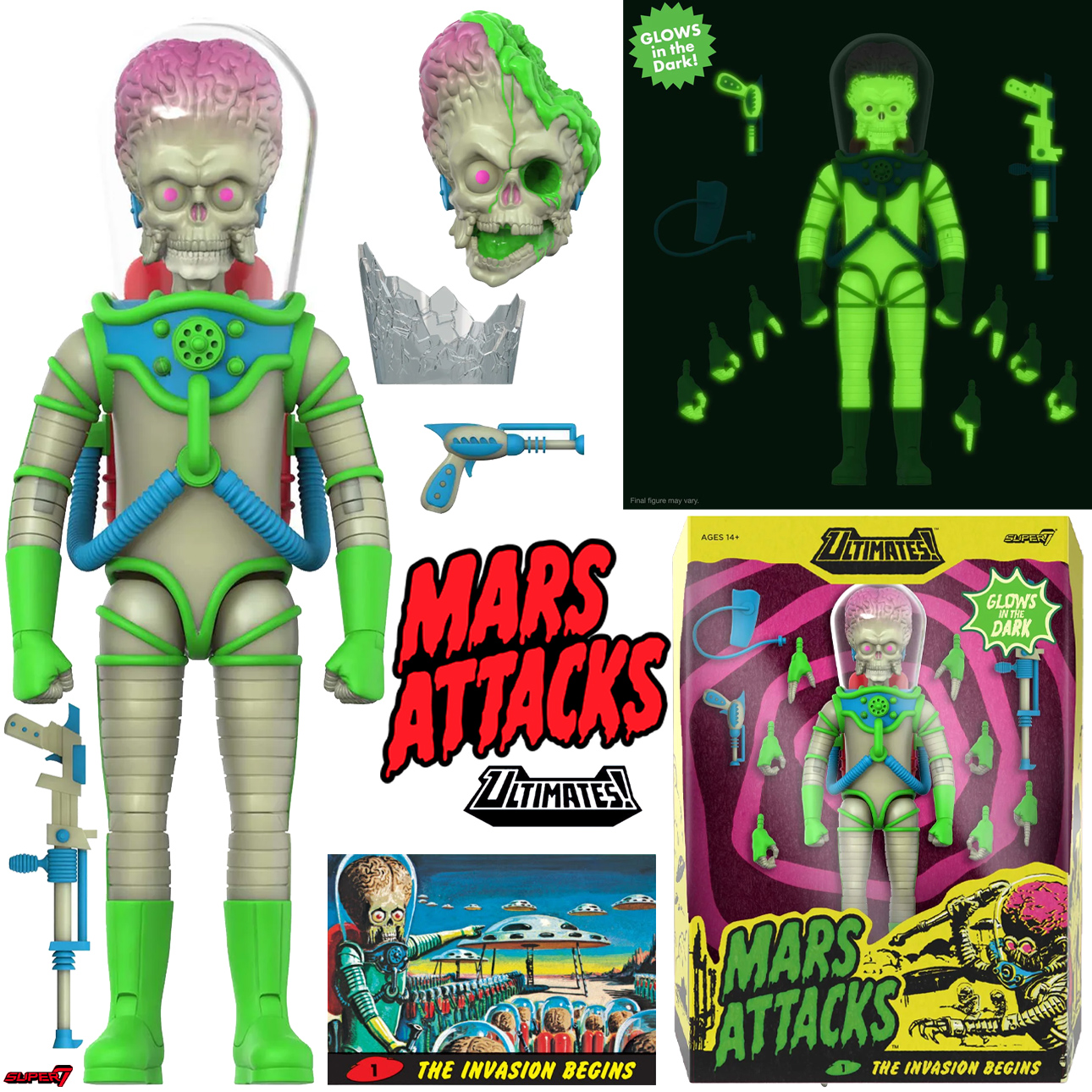 Action Figure Mars Attacks! Ultimates