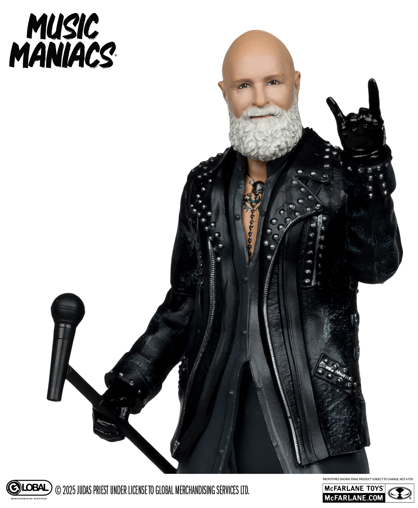 Action Figure Rob Halford (Judas Priest) Music Maniacs Metal (McFarlane Toys)