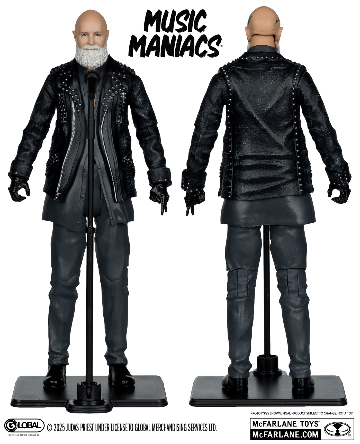Action Figure Rob Halford (Judas Priest) Music Maniacs Metal (McFarlane Toys)