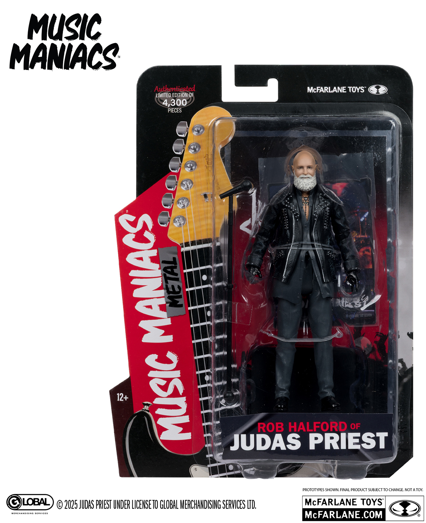 Action Figure Rob Halford (Judas Priest) Music Maniacs Metal (McFarlane Toys)