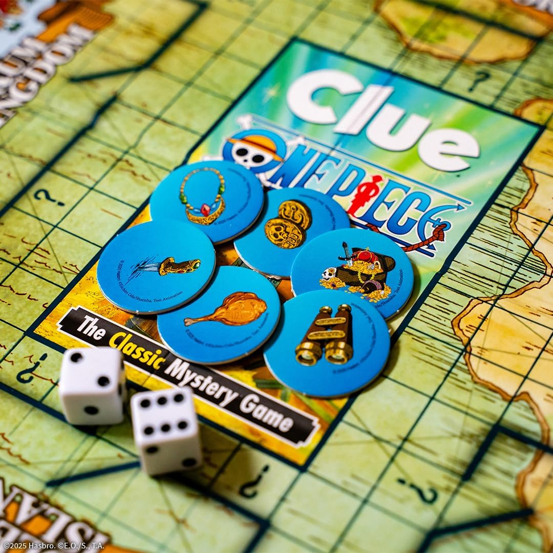 Jogo de Tabuleiro Detetive (Clue) da Série One Piece
