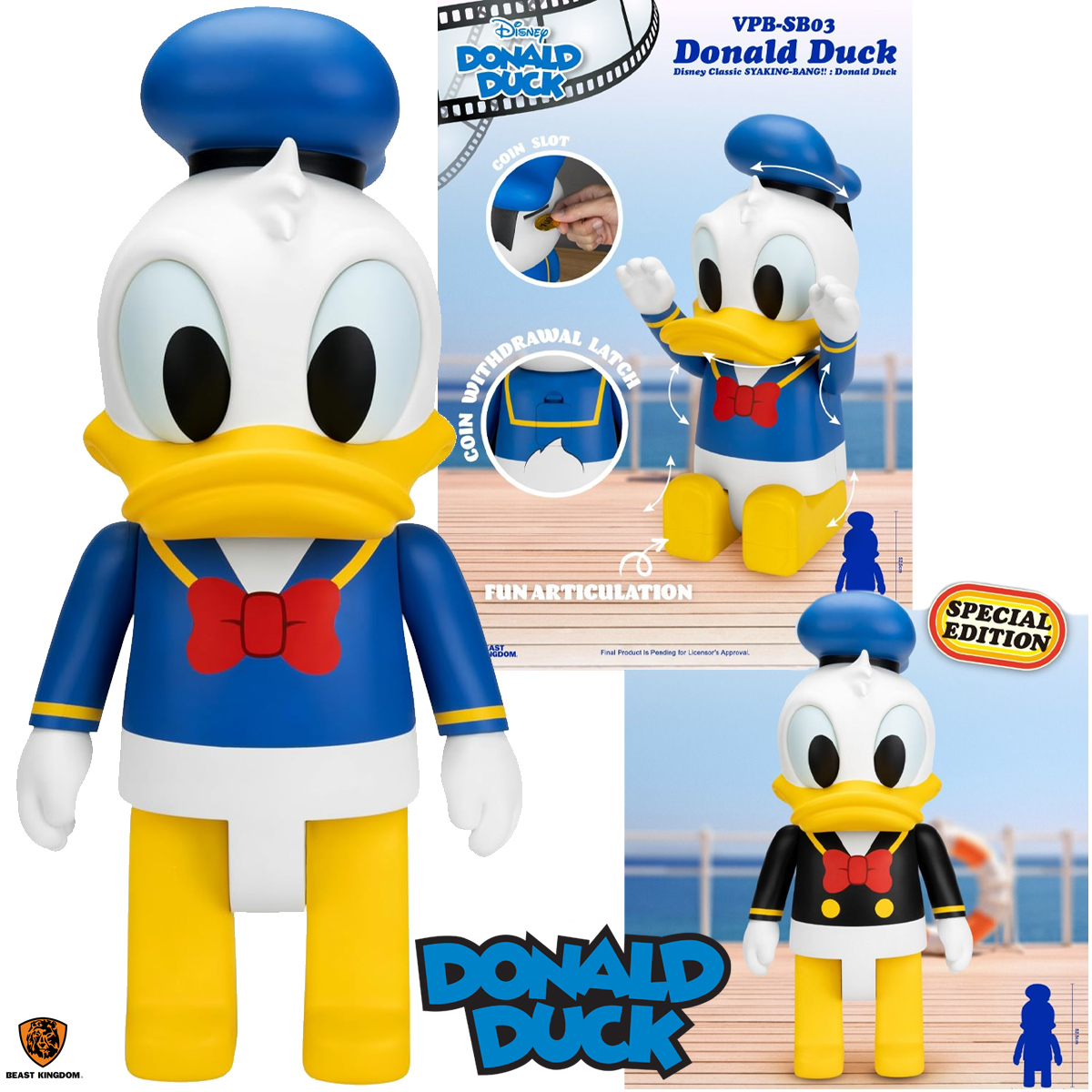 Cofre Articulado Pato Donald “Syaking-Bang!!”