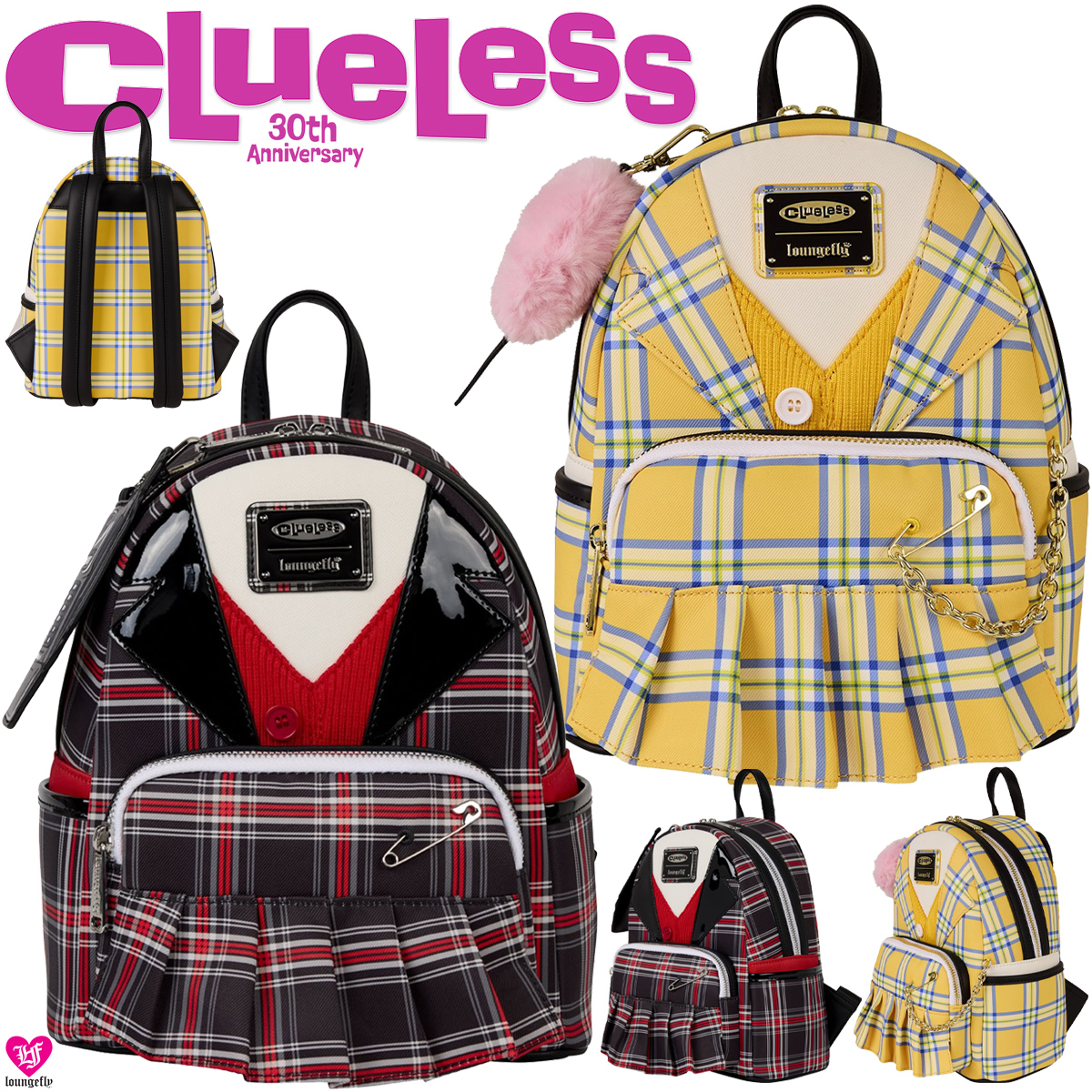 Mini-Mochilas As Patricinhas de Beverly Hills (Clueless) 30 Anos