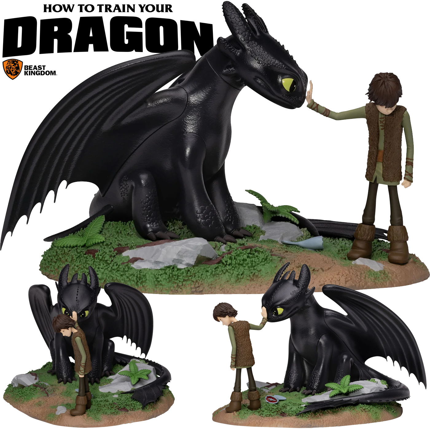 Como Treinar Seu Dragão D-Stage Estátua/Diorama 360 Graus (Beast Kingdom)
