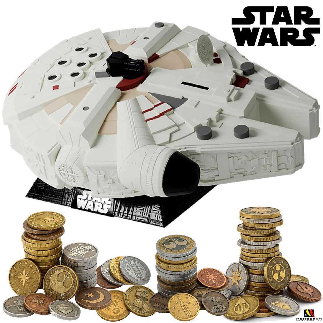 Cofre de Moedas Millennium Falcon PVC Figural Bank (Star Wars)