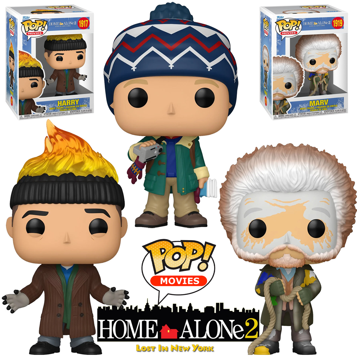 Bonecos Funko Pop! Esqueceram de Mim 2 - Perdido em Nova York
