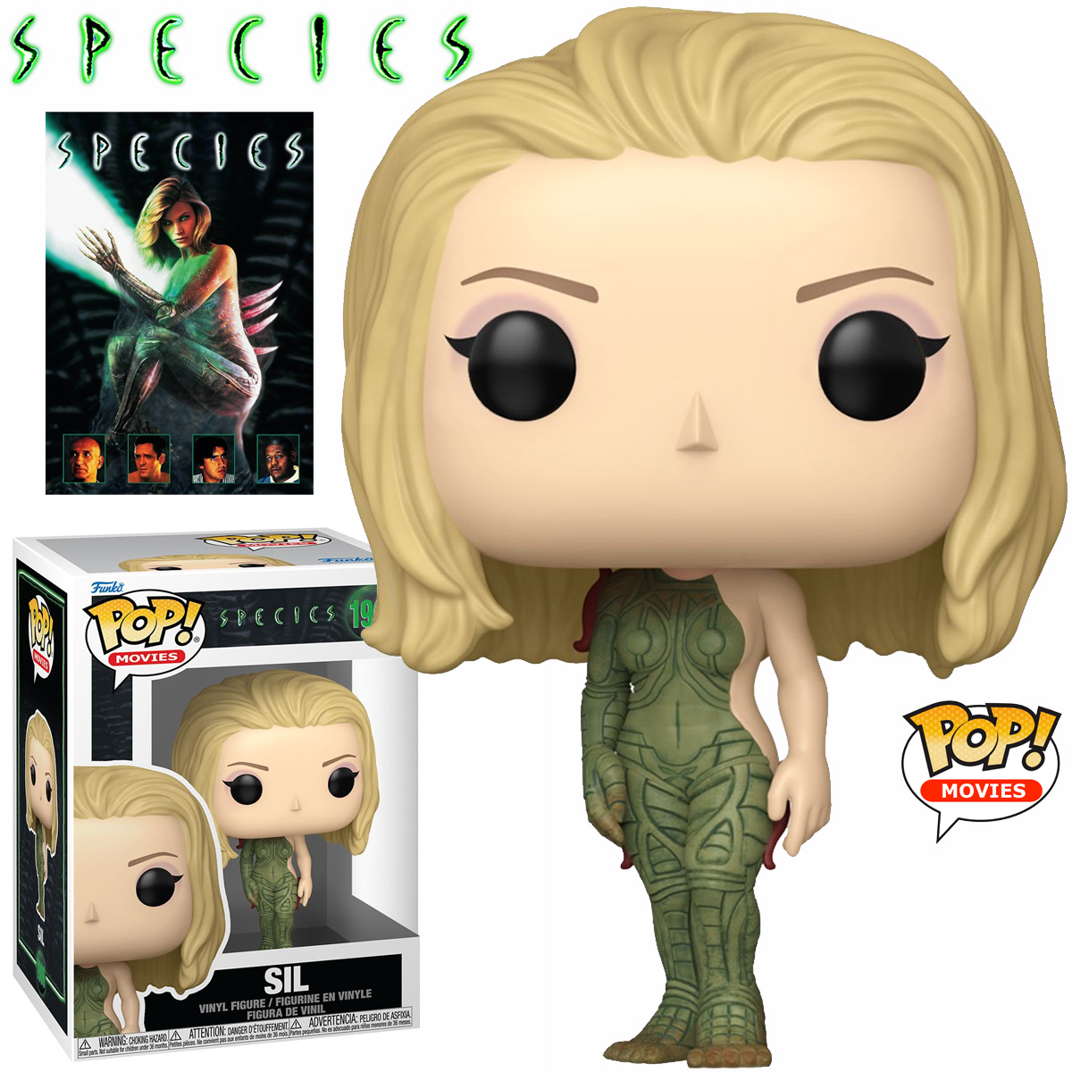 Boneca Pop! da Criatura Sil (Natasha Henstridge) do Filme A Experiência (Species)