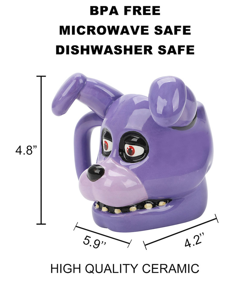 Canecas Five Nights at Freddy’s 3D: Bonnie e Chica