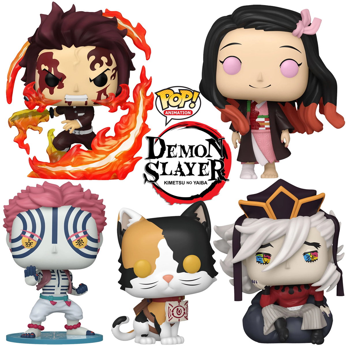 Bonecos Pop! da Série Anime Demon Slayer: Kimetsu no Yaiba
