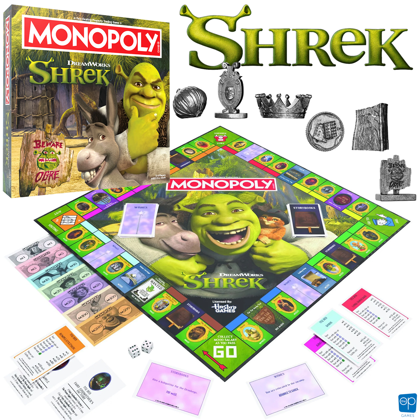 Jogo de Tabuleiro Shrek Monopoly (DreamWorks)