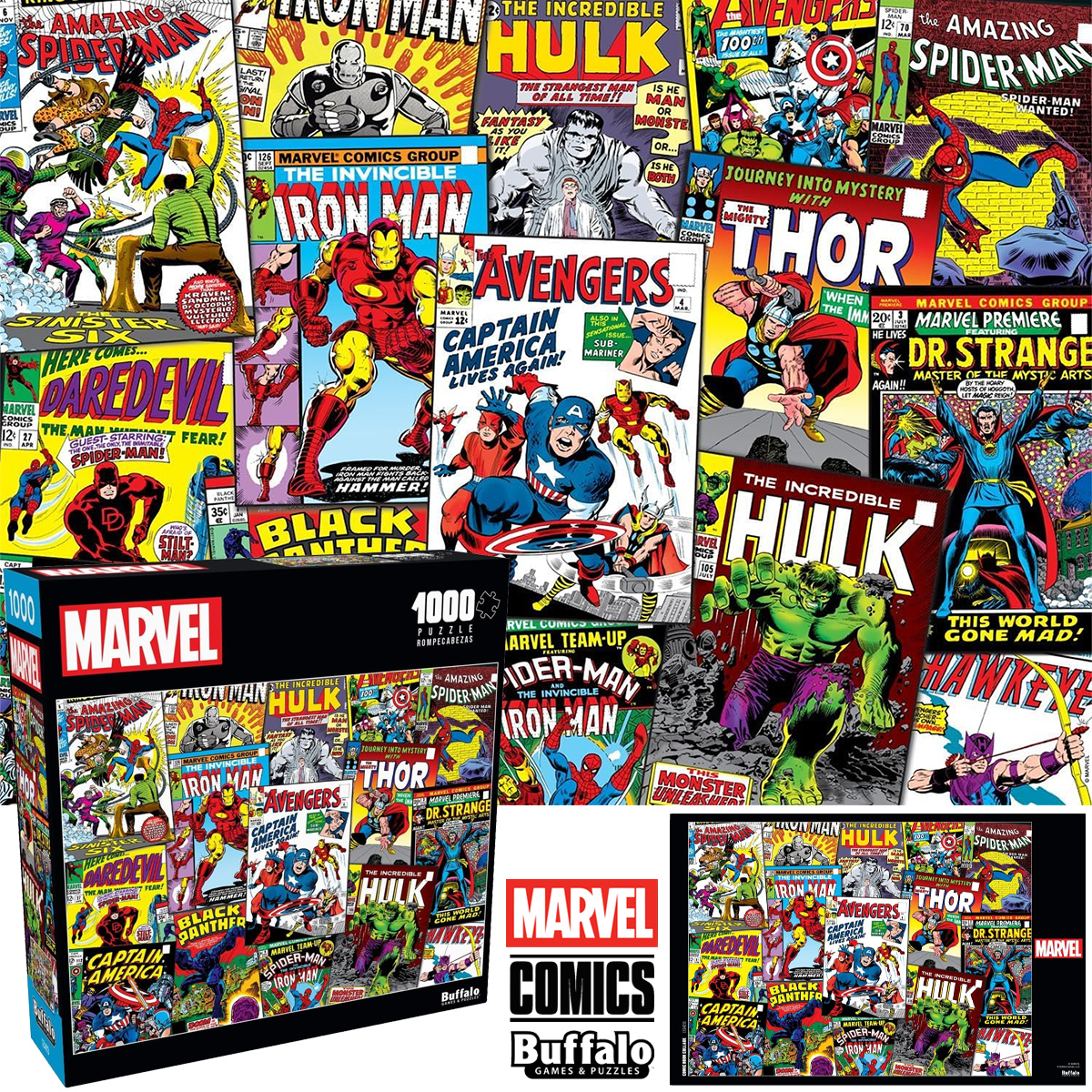 Quebra-Cabeça “Marvel Comic Book Collage”