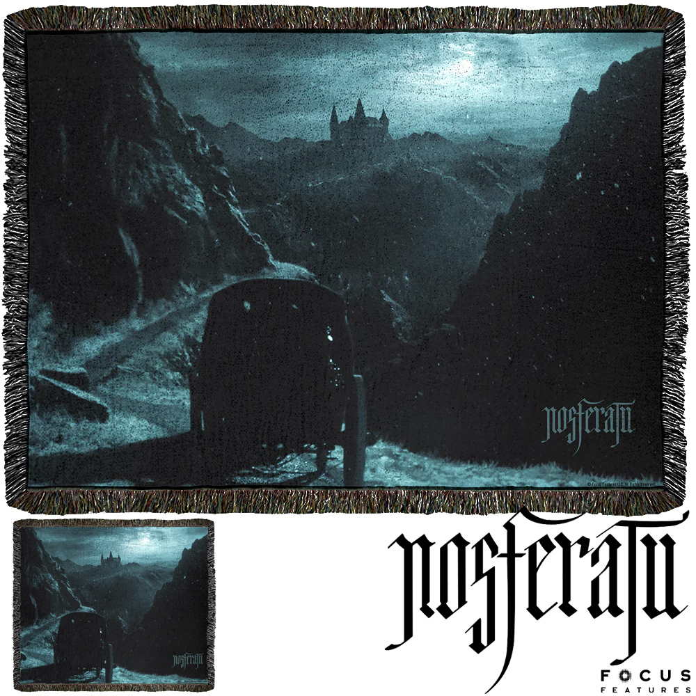 Cobertor de Lance Nosferatu (2024) de Robert Eggers