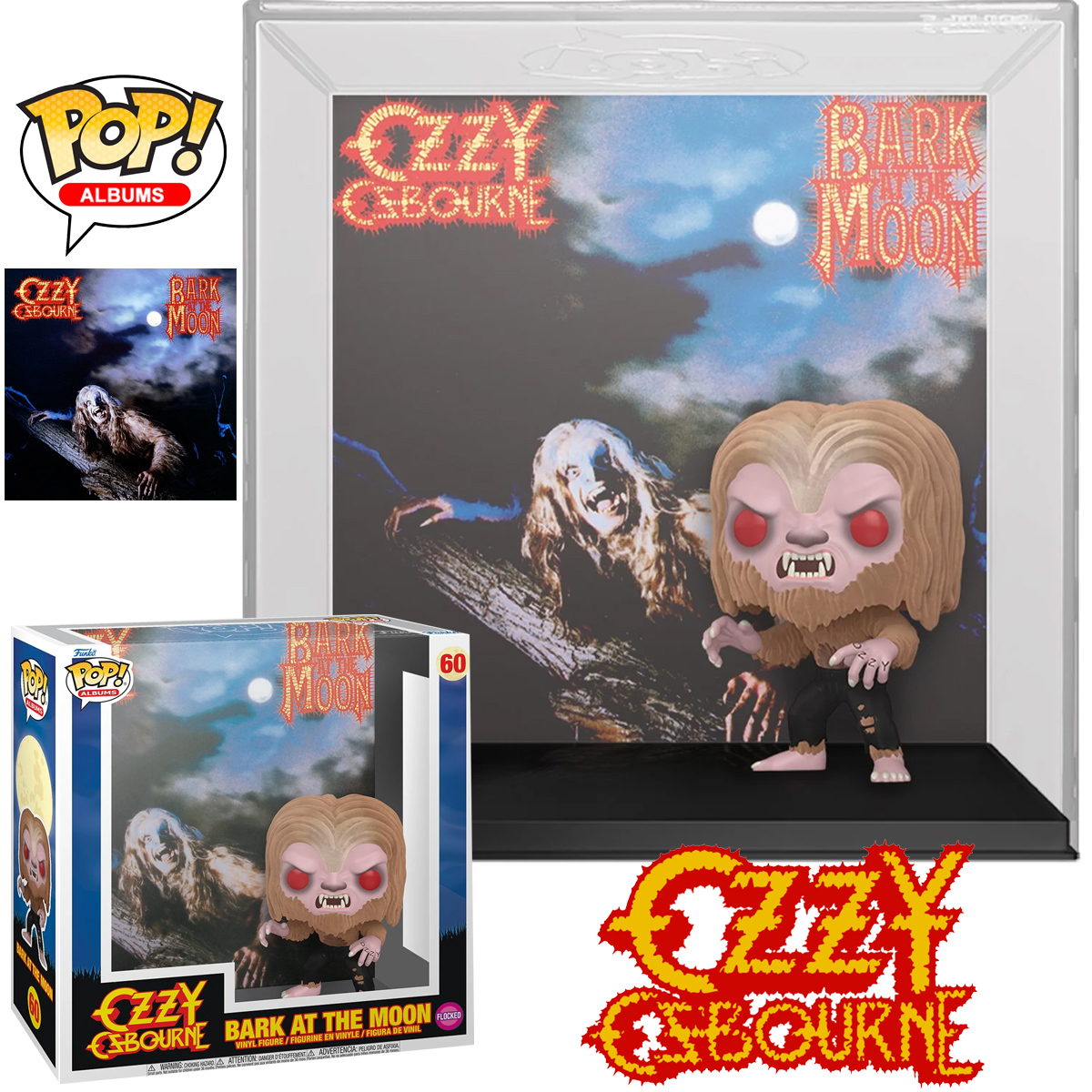 Pop! Albums: Ozzy Osbourne Lobisomen e a Capa de “Bark at the Moon”