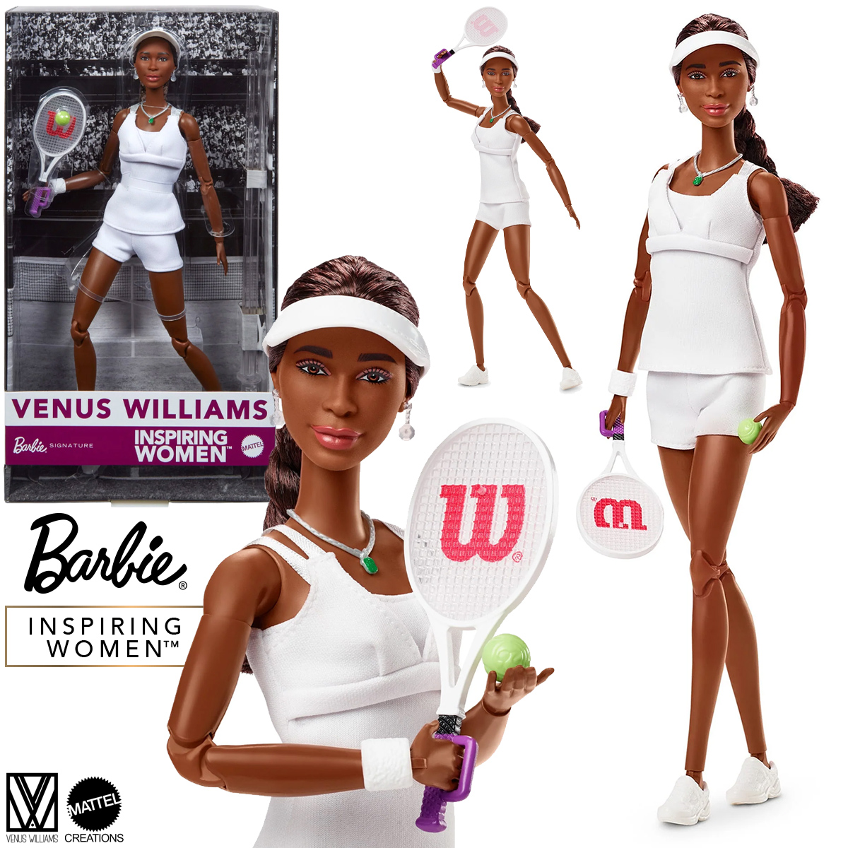 Barbie Inspiring Women: Venus Williams, a Tenista Multi-Campeã