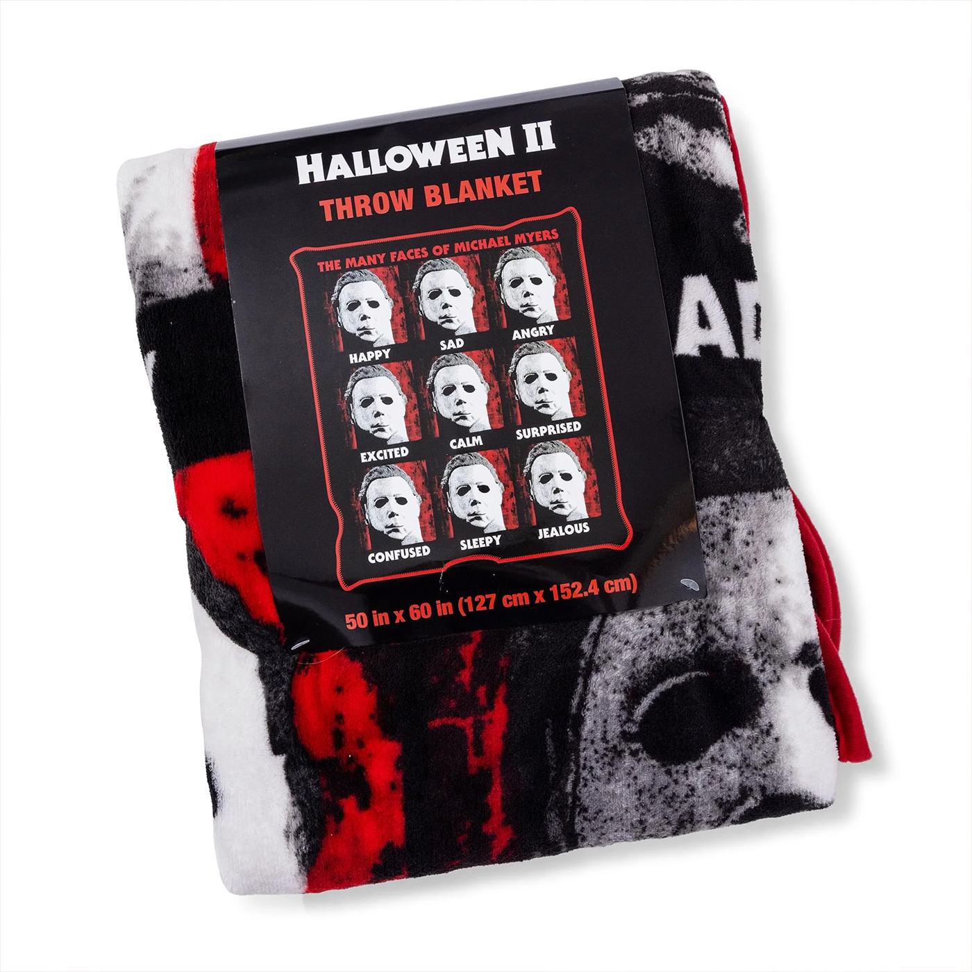 Cobertor de Lance “As Muitas Faces de Michael Myers” em Halloween 2 - O Pesadelo Continua