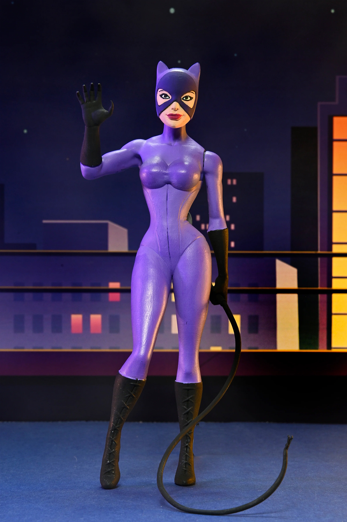 Figuras DC Comics Toony Classics: Batman, Mulher-Gato e Pinguim